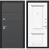 Входная дверь ART графит 26 - Эмаль RAL 9003