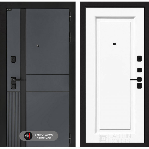 Входная дверь EVOLAB 27 - Эмаль RAL 9003