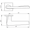 Дверная ручка Armadillo K.USS52.TORSO (TORSO USS) AB-7 бронза