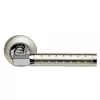 Дверная ручка Armadillo R.LD54.Eridan37 (Eridan LD37) SN/CP-3 матовый никель/хром TECH (кв. 8х140)