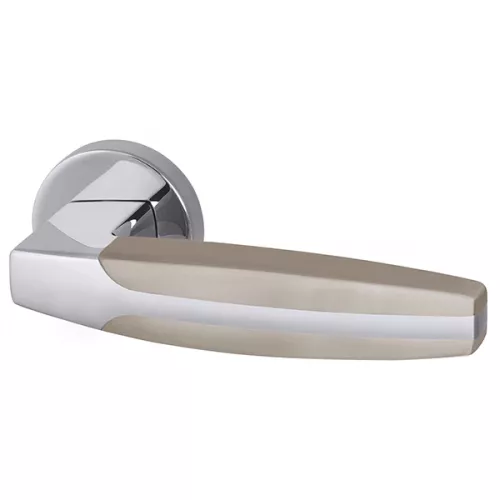 Дверная ручка Armadillo R.URB52.ARC (ARC URB2) SN/CP-3 матовый никель/хром