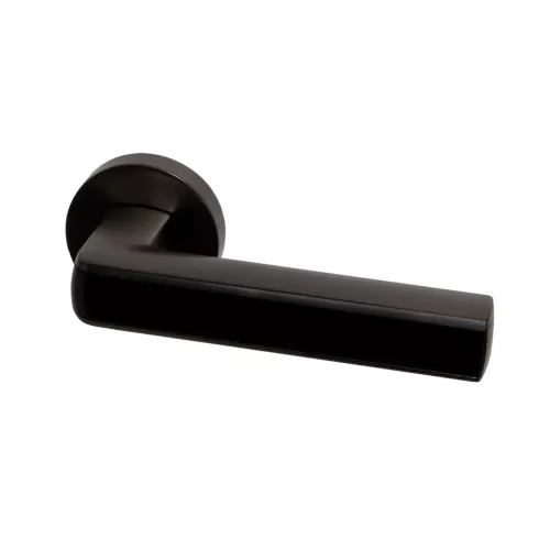 Дверная ручка Armadillo R.URB52.CUBE (CUBE URB3) BPVD/Black-77 вороненый никель/черный