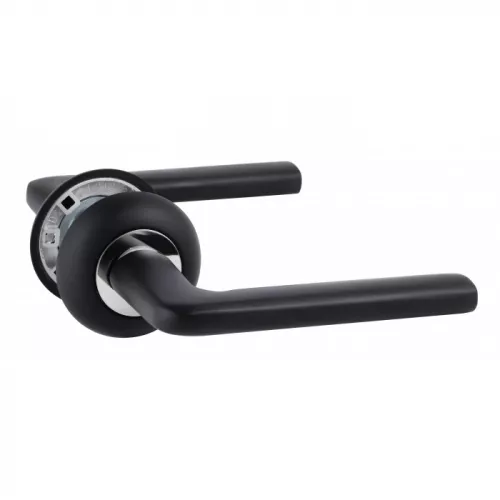 Дверная ручка BUSSARE EURO/FIN E-21-01 BLACK черный