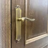 Дверная ручка на планке ACANTO античный кофе
