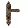 Дверная ручка на планке ARABESCO античный кофе