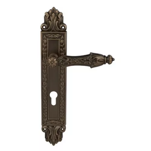 Дверная ручка на планке PORTA DI PARMA Arcadia Матовый кофе CYL 2718.11