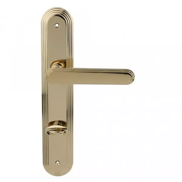Дверная ручка на планке PORTA DI PARMA Chic Полированное золото WC PVD 2516.06