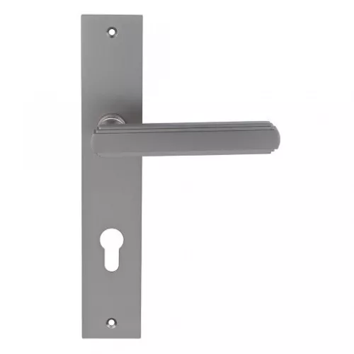 Дверная ручка на планке PORTA DI PARMA Glamour Матовый никель CYL 2417.14