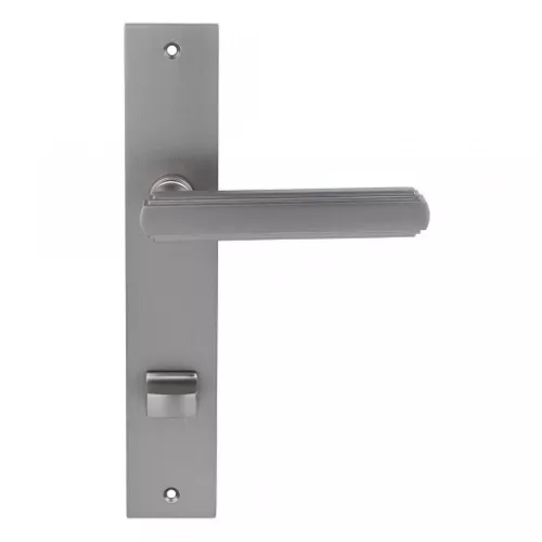 Дверная ручка на планке PORTA DI PARMA Glamour Матовый никель WC 2417.14
