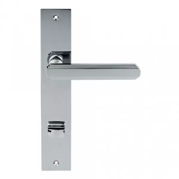 Дверная ручка на планке PORTA DI PARMA Glamour Полированный хром WC 2417.01