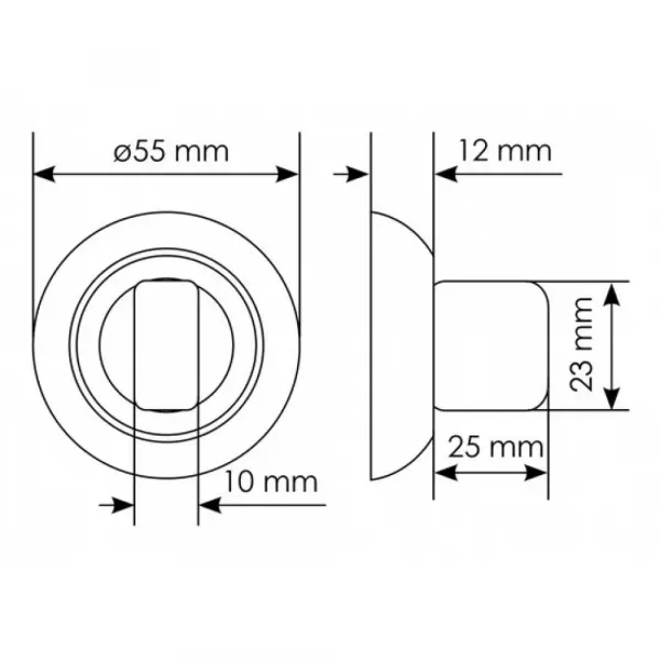 Фиксатор Morelli MH-WC COF цвет - кофе