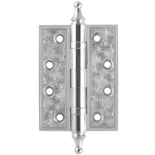 Петля дверная Armadillo (Армадилло) универсальная Castillo CL 500-A4 102x76x3,5 SILVER-925 Серебро 925
