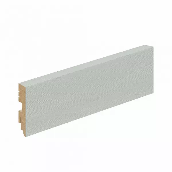 Плинтус прямой экошпон Grey Wood