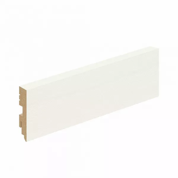 Плинтус прямой экошпон White Wood