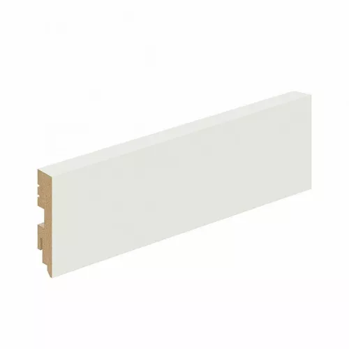 Плинтус прямой винил Super White