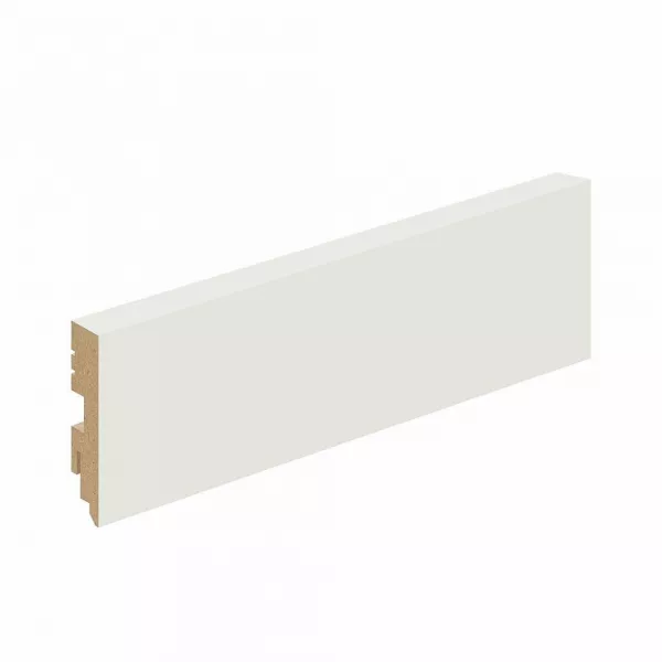 Плинтус прямой винил Super White