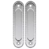 Ручка Armadillo (Армадилло) для раздвижных дверей SH.CL152.010 (SH010/CL) SILVER-925 серебро 925