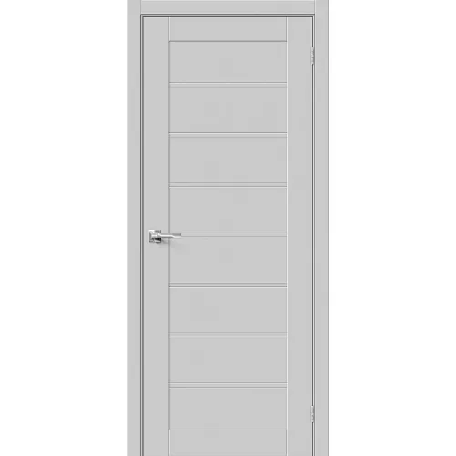 Межкомнатная дверь Браво-20 Grey Silk глухая