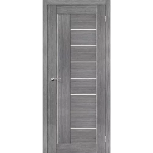 Межкомнатная дверь Браво-29 Grey Melinga со стеклом