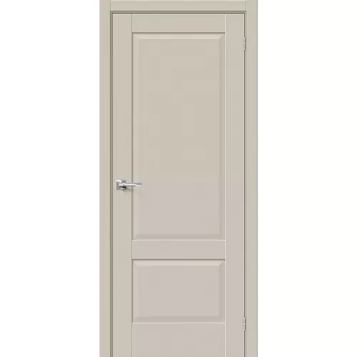 Межкомнатная дверь Прима-12 Cream Silk глухая