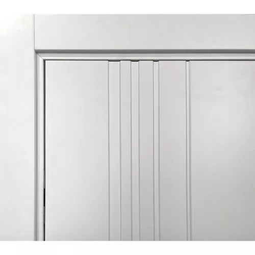 Межкомнатная дверь Страйк 1 Белая эмаль глухая