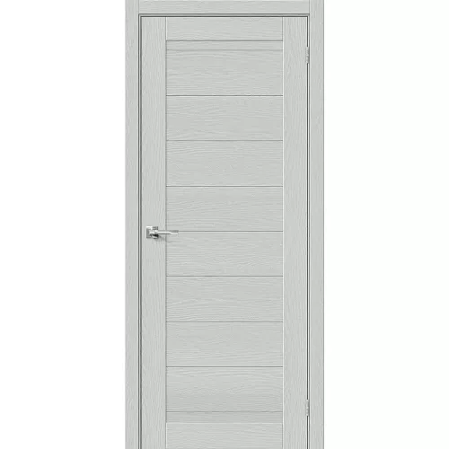Межкомнатная дверь экошпон Браво-21 Grey Wood глухая