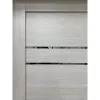 Межкомнатная дверь экошпон Дублин белый кипарис зеркало