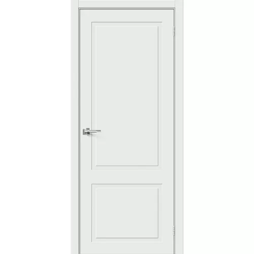Межкомнатная дверь экошпон Граффити-12 Super White глухая