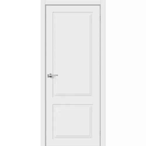Межкомнатная дверь экошпон Граффити-42 Super White глухая