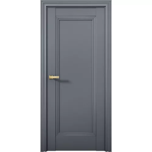 Межкомнатная дверь экошпон PRIME B 29 Антрацит глухая