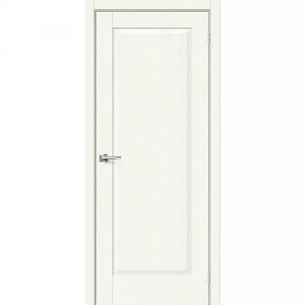 Межкомнатная дверь экошпон Прима-10 White Wood глухая