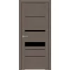 Межкомнатная дверь экошпон SoftTouch UniLine 30023 тортора со стеклом
