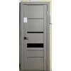 Межкомнатная дверь экошпон SoftTouch UniLine 30023 тортора со стеклом