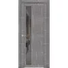 Межкомнатная дверь экошпон Soft Touch UniLine Mramor 30004/1 торос серый стекло зеркало Grey
