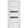 Межкомнатная дверь экошпон Soft Touch UniLine Mramor 30037/1 Marable монте белый со стеклом