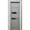 Межкомнатная дверь экошпон Soft Touch UniLine Mramor 30037/1 Marable торос серый со стеклом
