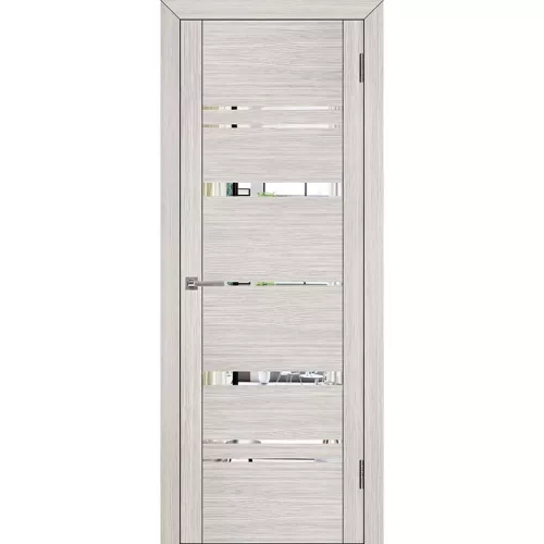 Межкомнатная дверь экошпон UniLine 30027 капучино велюр глухая