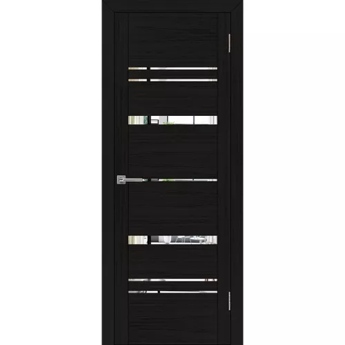 Межкомнатная дверь экошпон серия UniLine 30027 шоко велюр
