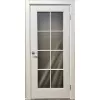 Межкомнатная дверь эмаль Версаль-Ф loft RAL 9010 со стеклом