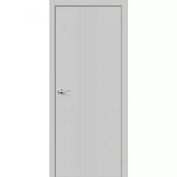 Межкомнатная дверь винил Граффити-21 Grey Pro глухая