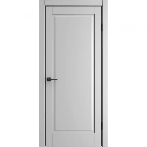 Межкомнатные двери экошпон ДП-1 Silver Gray глухая