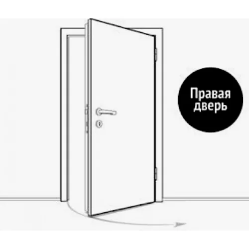 Входная дверь Проф Букле черное/Bianco Veralinga