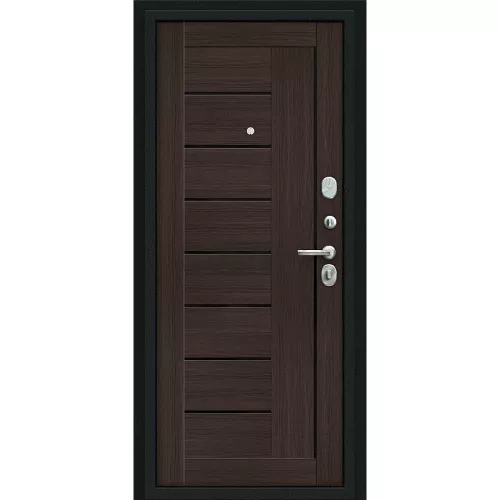 Входная дверь Проф Букле черное/Wenge Veralinga