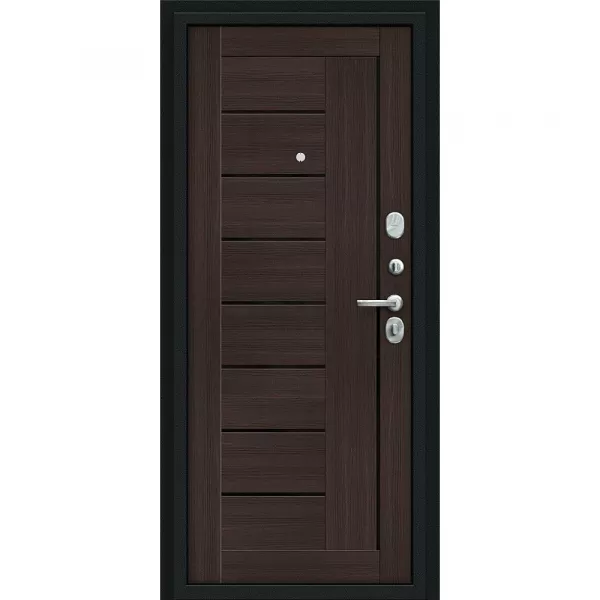 Входная дверь Проф Букле черное/Wenge Veralinga