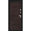 Входная дверь Thermo Техно Декор Букле черное/Wenge Veralinga